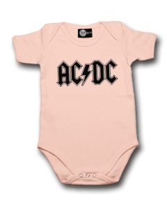 AC/DC baby body Logo Pink | Metal Kids and Baby collection